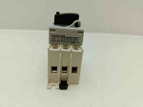 Вимикач навантаження (рубильник) General Electric Dilos 00 DIN-Rail 40A 3P (Артикул 730990) — 1 шт Луцьк