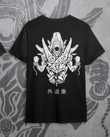 Футболка чоловіча з  принтом Наруто Статуя Гедо Розмір 48 Anime0013 Дніпро