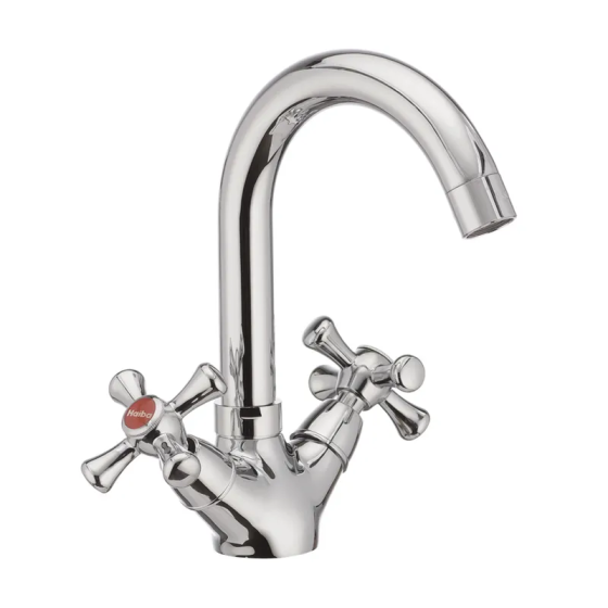 Смеситель для раковины Haiba Smes 274 (HB0377) - качественный кран для умывальника Харьков