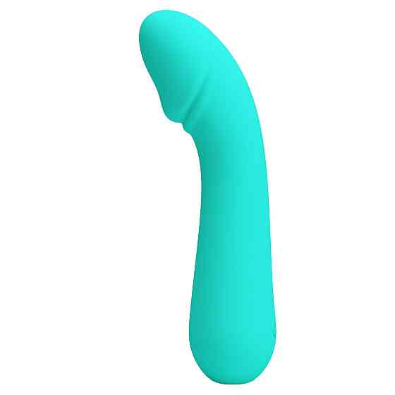 Вибратор для точки G Pretty Love Cetus 12 функций, бирюзовий, 15 х 3.5 см Sex Aura Киев