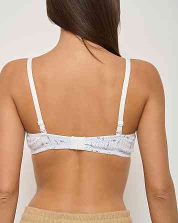 Жіночий бюстгальтер тканина-косичка Nicoletta 80608 90B, Молочний 1 Київ