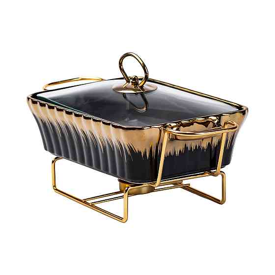 Настільний марміт 1 літр прямокутний порцелянаовий марміт з підігрівом HP1046 Київ