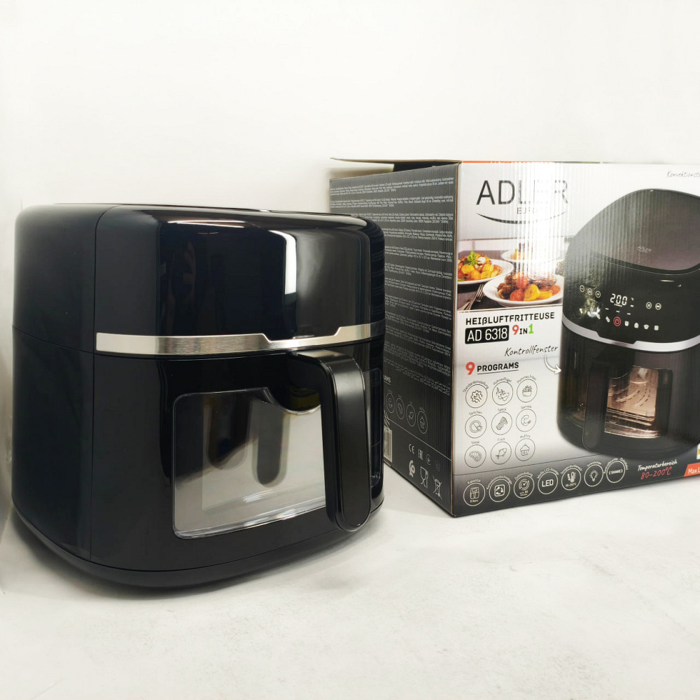 Фритюрница без масла с дисплеем, Аэрогриль-фритюрница с сенсорным экраном, Фритюрницы для дома для кафе NL-17 Львов - изображение 7