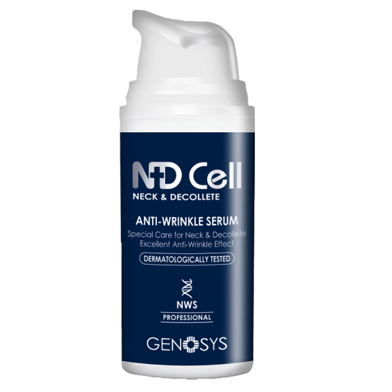 Антивікова сироватка для шиї та зони декольте Genosys ND ND Cell Anti-Wrinkle Serum 30 мл Дніпро