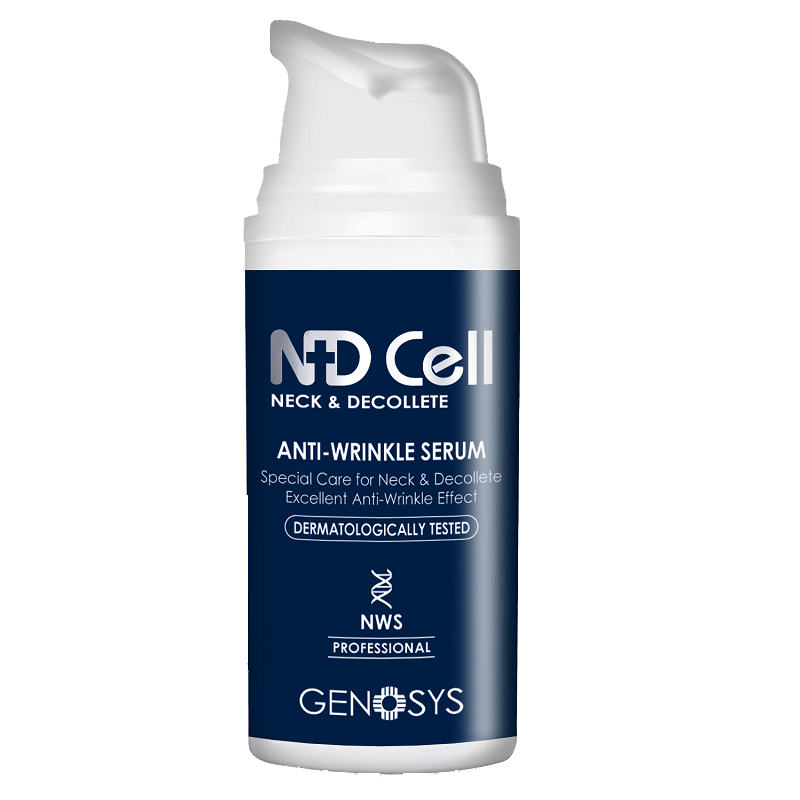 Антивозрастная сыворотка для шеи и зоны декольте Genosys ND ND Cell Anti-Wrinkle Serum 30 мл Днепр - изображение 1