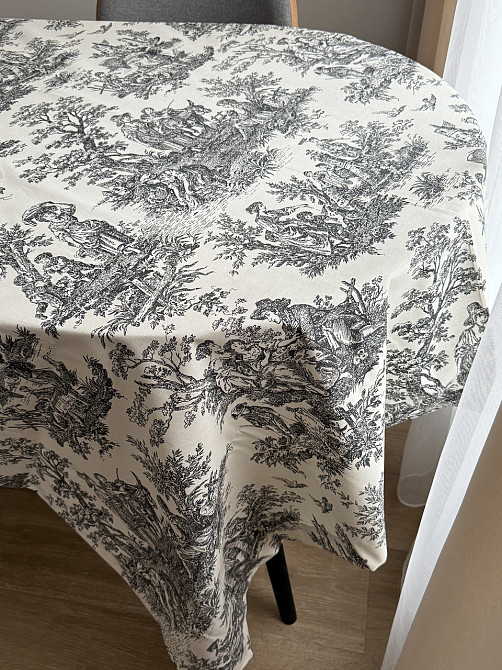 Ecotton Скатертина столова Ecotton DUCK 170х200 см водовідштовхувальна Italiano сірий (30497 Gr Коломыя - изображение 9