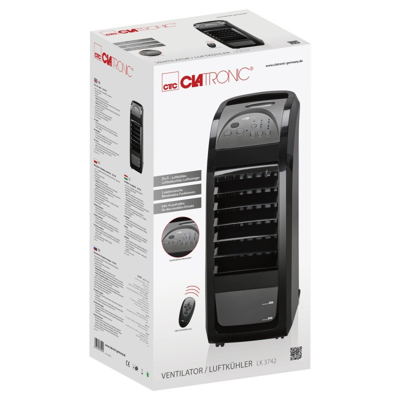 Кондиціонер кліматизатор мобільний 3в1 з таймером Clatronic LK (3742) 70 Вт Нововолинськ - фото 9