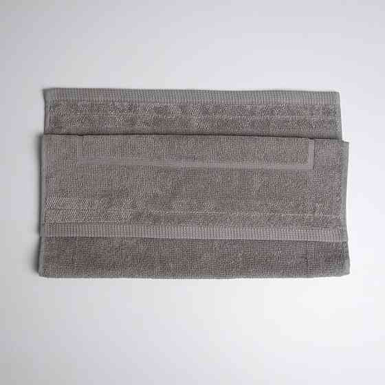 Рушник махровий для ніг Килимок GM Textile 50х70см 500г/м2 (Сірий) Суми