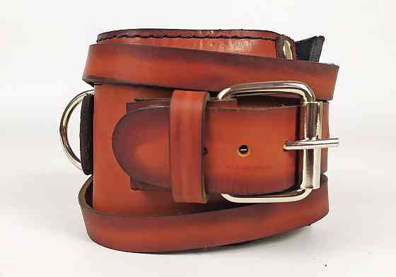 EasyFit Манжета EasyFit F8 коричнева для тяги на тренажері (шкіра) Коломия