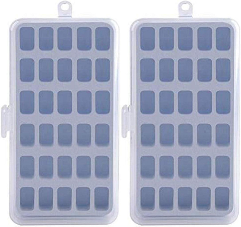 Контейнер для шпулек KP-19157 BB-30 Прозрачный 60 отверстий органайзер для ниток и шпулек Киев - изображение 1