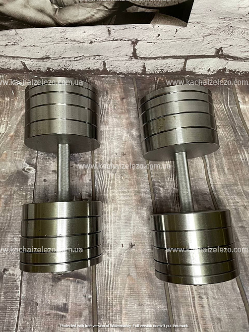 Набор 87 кг Штанга + Гантели металлические разборные 2 по 40 кг Гантели, гири, штанги и диски Киев - изображение 8