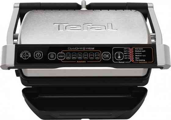 Гриль Tefal GC706 нержавіюча сталь із чорним Харьков