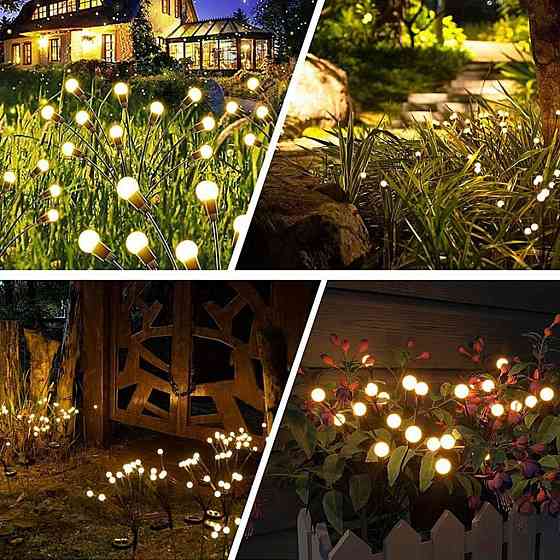 Садовий світильник із сонячною батареєю 70см,8 LED SBR Київ