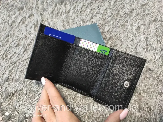 Оригинальный маленький женский кожаный бумажник ST Leather Киев - изображение 5