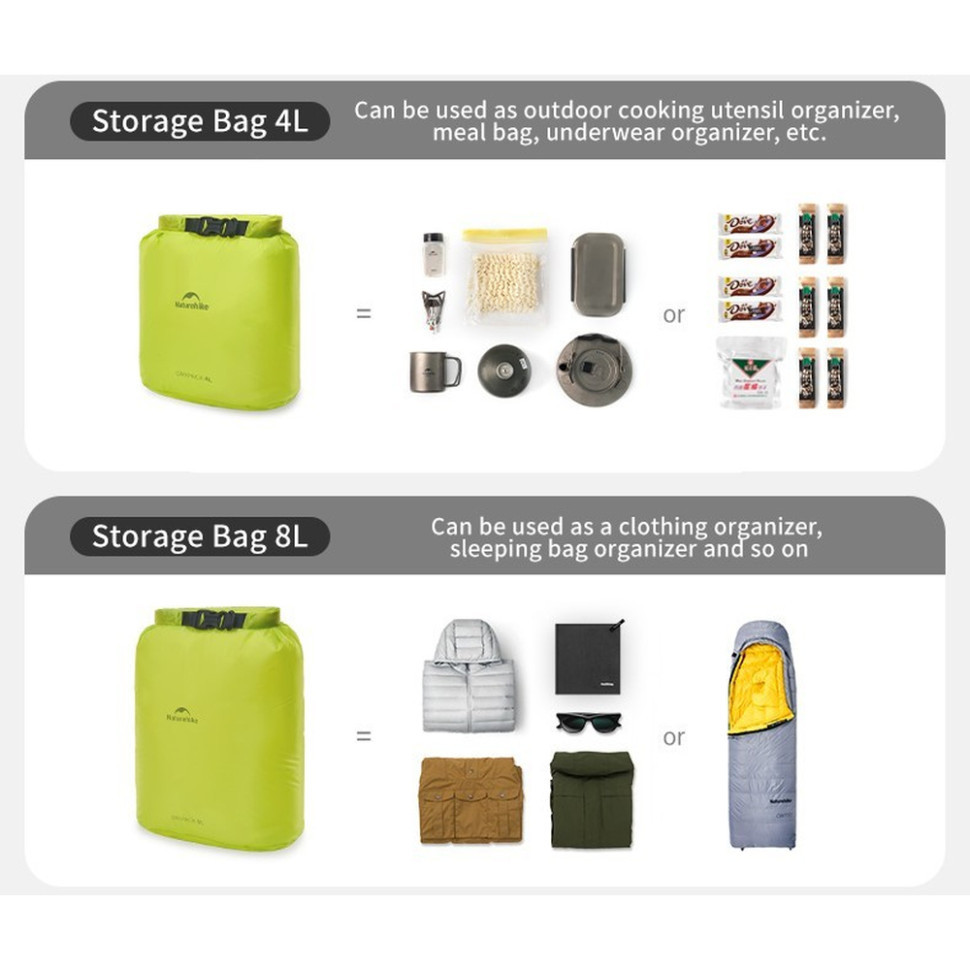 Гермомішок Naturehike CNK2550XB012, 4 л, білий Київ - фото 3