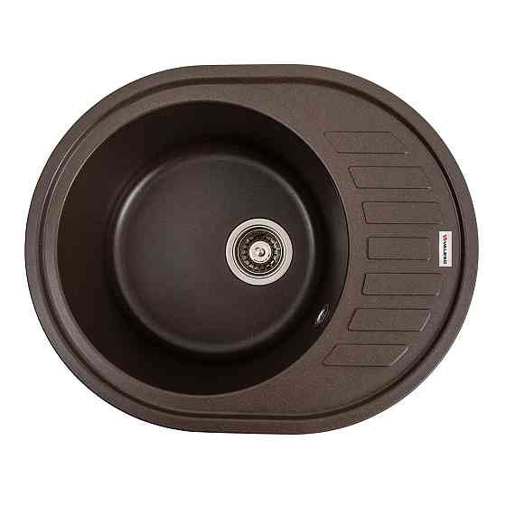 Гранітна мийка для кухні VALESO SOUL 6250 матова Темна скеля Коломыя