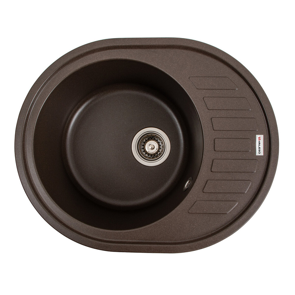 Гранітна мийка для кухні VALESO SOUL 6250 матова Темна скеля Коломыя - изображение 1