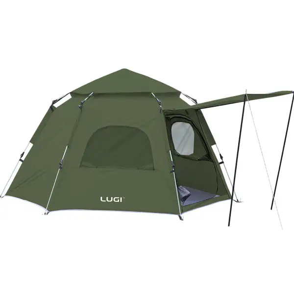 Lugi Намет автоматичний 3 місний 240×210×130 (см) кемпінговий з тентом туристичний палатка Camp Коломыя - изображение 2