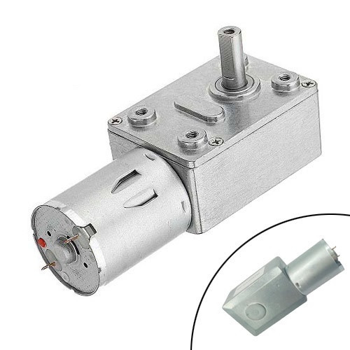 Мотор-редуктор JGY-370, 12 В, черв’ячний привід 62 об/хв, металевий корпус і сталеві шестерні Київ - фото 8