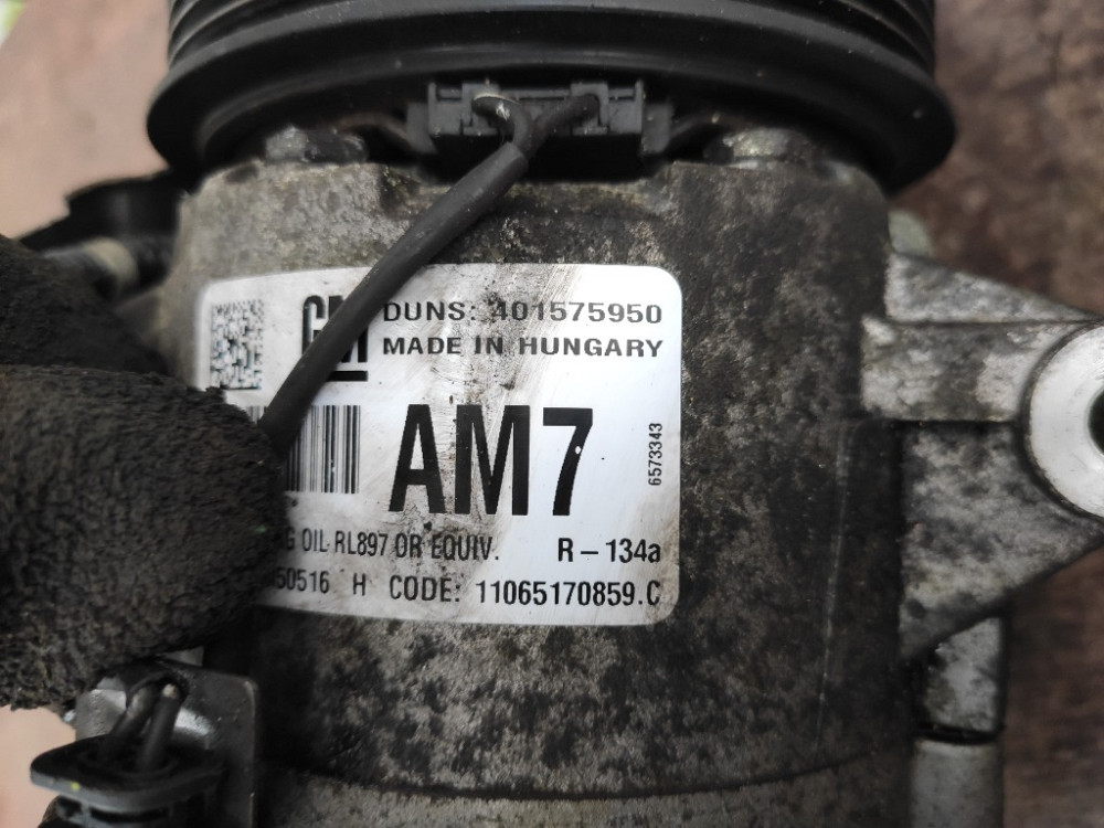 Компресор кондиціонера Opel Zafira C 1.6 cdti 2012-2019 (13450516) Ковель - фото 6