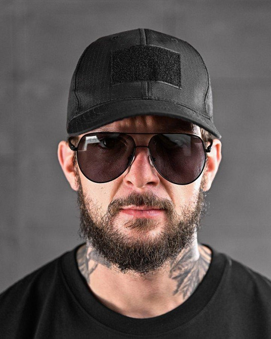 Городские солнцезащитные очки POLICE black ДЛ7028 Одесса - изображение 2