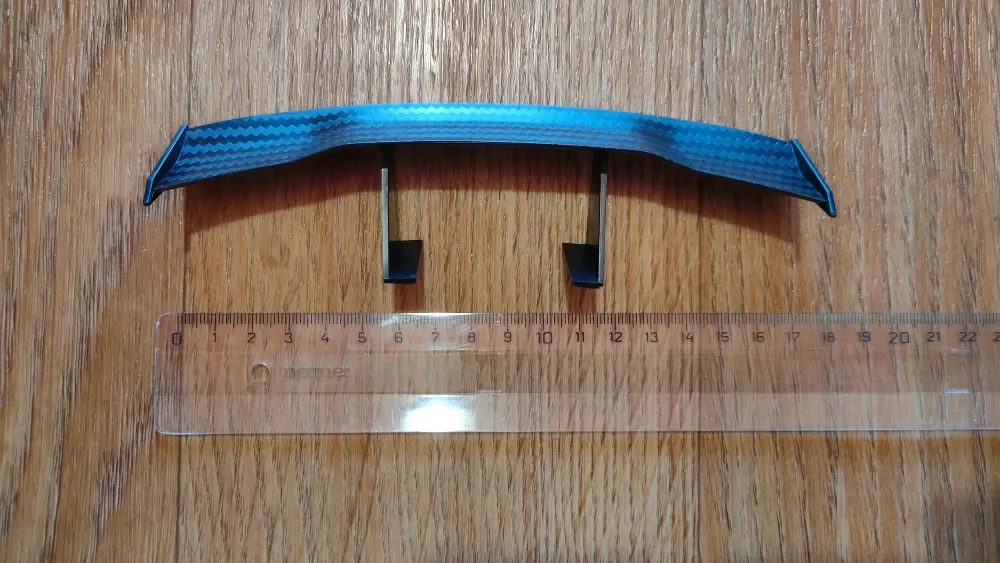 Спойлер мини на авто Чёрный , Синий , Красный, текстура карбон. Київ - фото 7