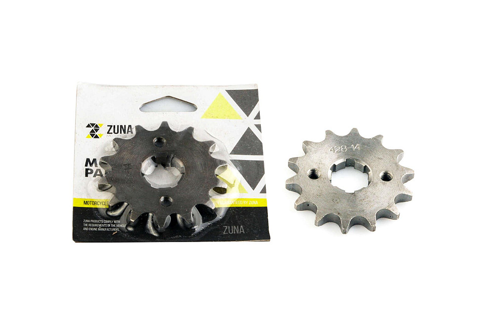Зірка трансмісії (передня) Zongshen ZS125J 428-14T ZUNA Київ - фото 1