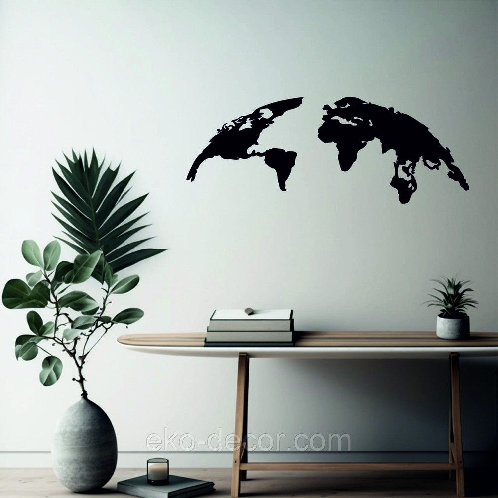 Декоративное настенное Панно «Земля», Декор на стену 90*34 см, Черный Киев - изображение 6