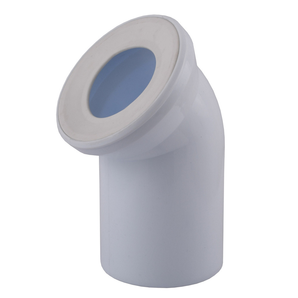 Коліно OPTIMUM для унітаза 45° D110 пластик OPTI 31410/227 Київ - фото 1