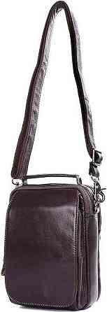 Сумка Vintage 14544 из натуральной кожи Коричневая Киев