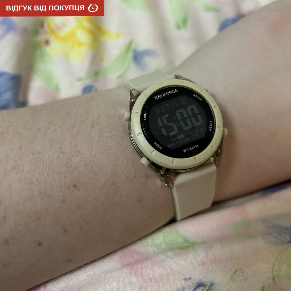 Часы женские кварцевые Naviforce Party Бежевый Киев - изображение 20