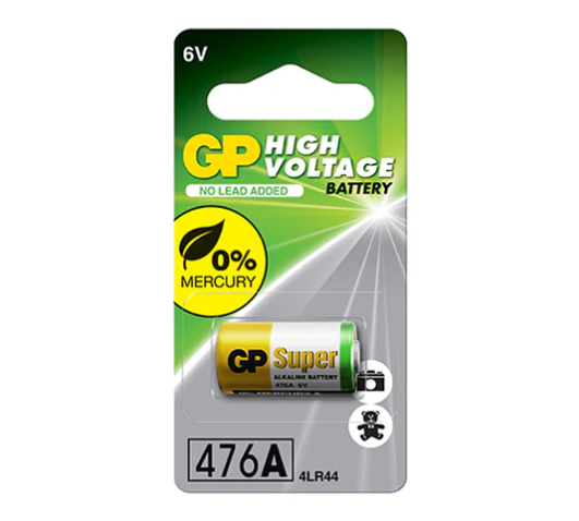 Батарейка вмсоковольтова GP Alkaline 476A 6V 4LR44 1 шт блістер Рівне - фото 2