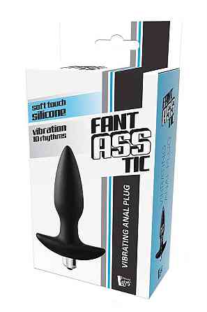 Анальная пробка Dreamtoys FantASSstic с вибропулей, черная Sex Aura Киев