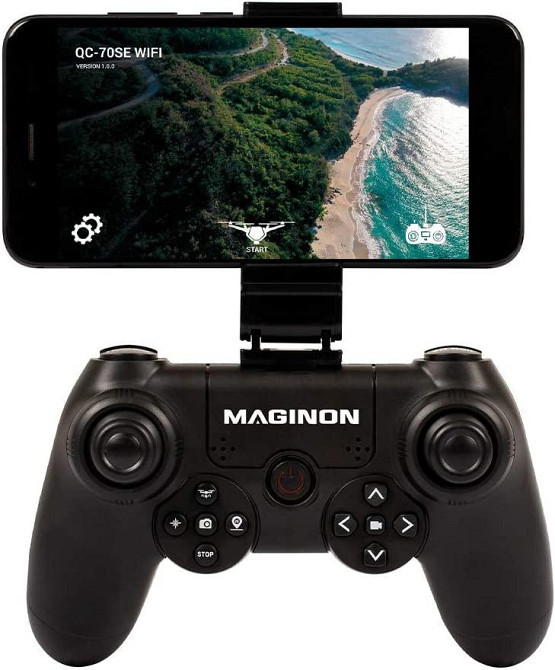 Квадрокоптер дрон Maginon QC-70 SE WiFi с HD-камерой, управление со смартфона, радиус Wi-Fi до 30 м, 160 г Киев - изображение 3