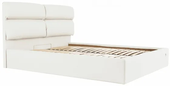 Кровать Двуспальная Oxford VIP 160 х 200 см Fly 2200 С дополнительной металлической цельносварной рамой Белый Киев