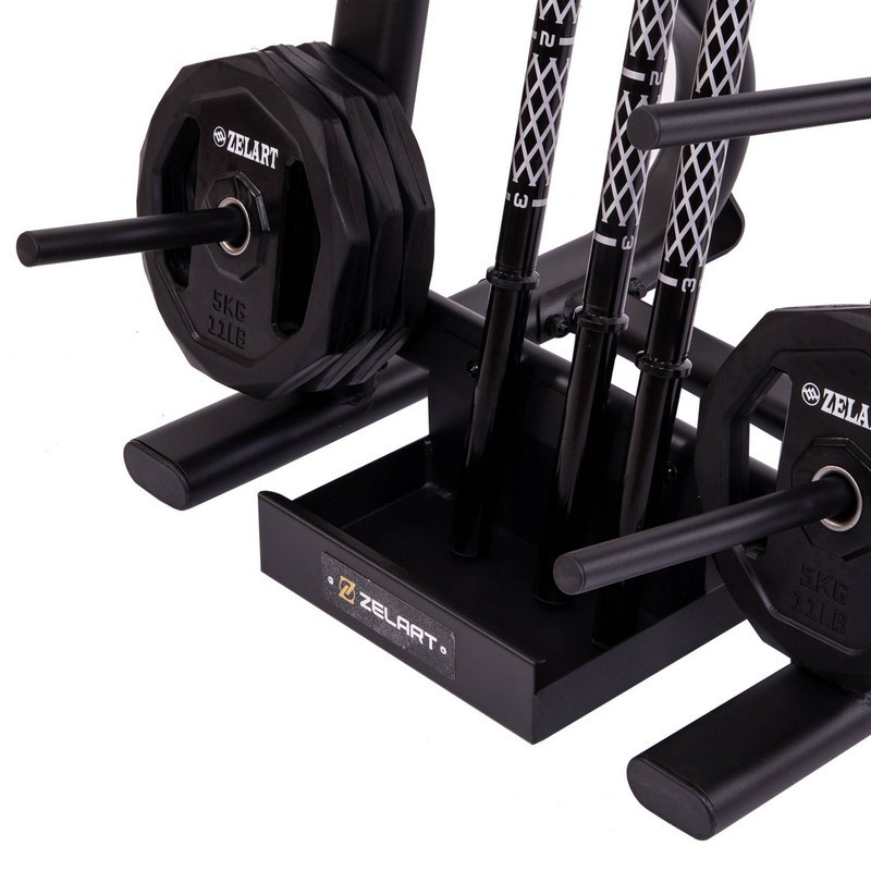 Стійка вертикальна для млинців (дисків) і бодибарів Zelart-3653 Київ - фото 8