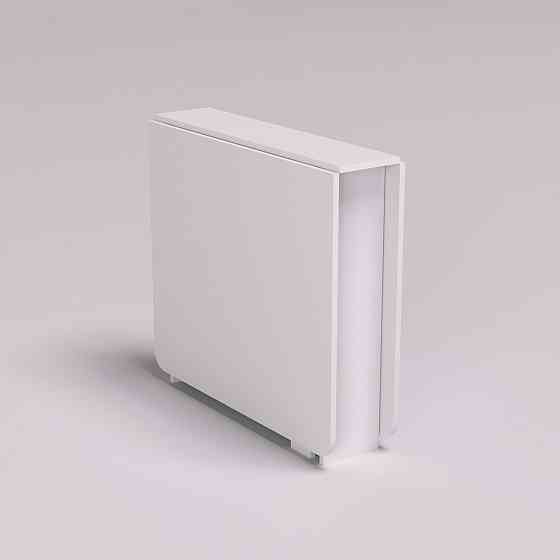 Стол-тумба №4 узкая, Белый, 1580х800х750 Львов