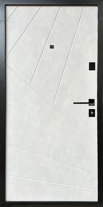 Двери квартирные, серия ТИП 12.2 модель 145 сланець темный/бетон снежный Киев - изображение 2
