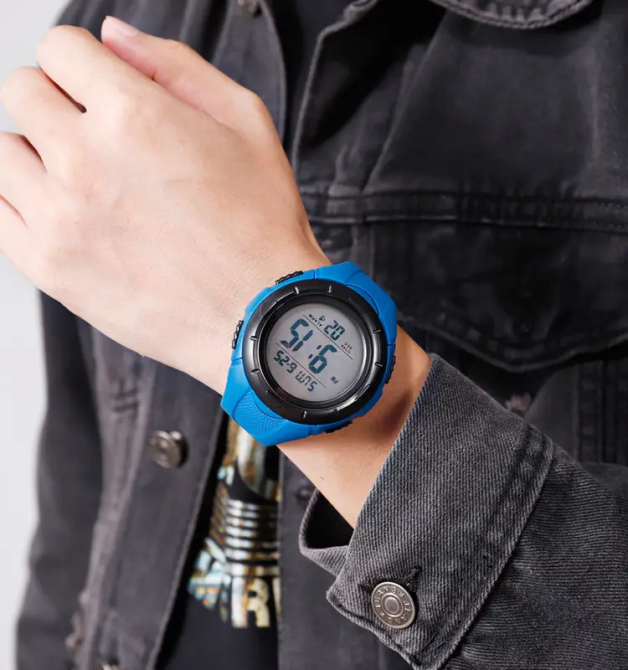 Мужские спортивные часы Skmei 1535 Dive (Синий) Киев - изображение 5