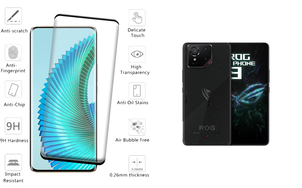Захисне скло HyperGlass Pro для ASUS ROG Phone 9, Phone 9 Pro – максимальна чутливість та захист Київ - фото 2