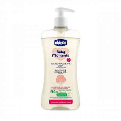 Дитячий шампунь Chicco Baby Moments Без сліз для чутливої шкіри 500 мл (10241.00) Вінниця