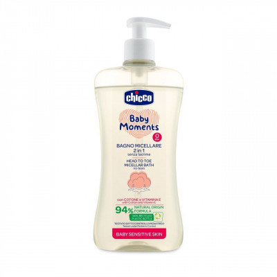 Дитячий шампунь Chicco Baby Moments Без сліз для чутливої шкіри 500 мл (10241.00) Вінниця - фото 1