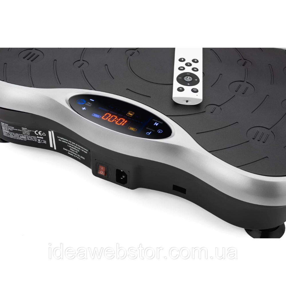 Віброплатформа Gymtek XP500 2D для дому з пультом керування й еспандерами вібротренажер для схуднення фітнесу масажу та тренувано Київ - фото 18