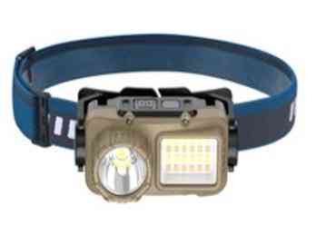 Налобный фонарь Rablex RB953, жёлтый+белый+красный, T6+24хCOB+2хRED LED, Sensor, аккум, Type-C Днепр