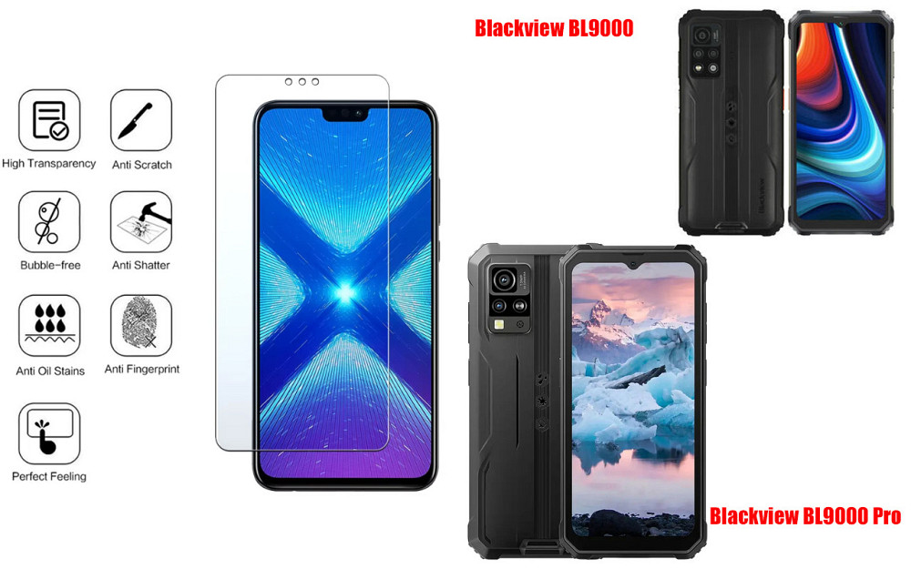 Защитное стекло NeoGlass для Blackview BV4800, BV4800 Pro – ультрапрозрачное и устойчивое Киев - изображение 4