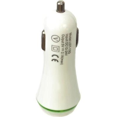 Зарядний пристрій Patron 2xUSB 2A/1A white (PN-2USB-CAR-WH) Вінниця - фото 2