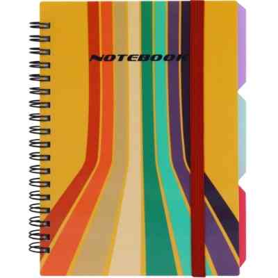 Блокнот Optima Desing 42, B6 с разделителями 100 листов, клетка (O20358-42) Винница