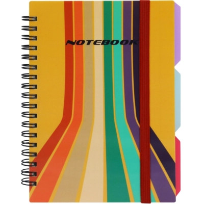 Блокнот Optima Desing 42, B6 з розділювачами 100 аркушів, клітинка (O20358-42) Вінниця - фото 1