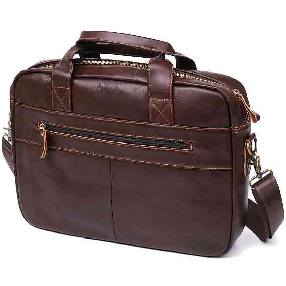 Стильна сумка для ноутбука Коричневий (Vintage) Київ