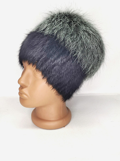 Шапка хутряна жіноча кубанка Джессіка Зелений Харків - фото 5